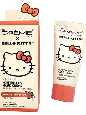 The Crème Shop x Hello Kitty Sweet Strawberry Moisturizing Hand Crème - Pink